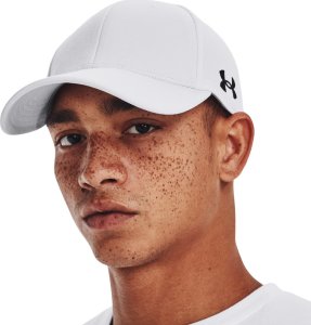 Czapka z daszkiem męska Under Armour Team Blitzing biała 1376702 100 S/M 1