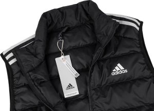 Kamizelka męska adidas Essentials 3-Stripes Light Down czarna HZ5728 S 5