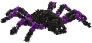 FIGURKA DEKORACYJNA PAJĄK HALLOWEEN FIOLETOWY 2