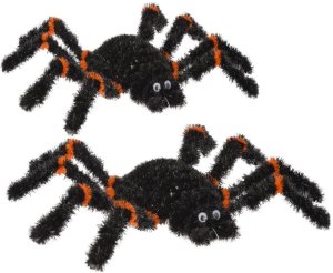 FIGURKA DEKORACYJNA PAJĄK HALLOWEEN POMARAŃCZOWY 1
