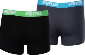 Bokserki dla dzieci Puma Basic Boxer 2P czarne, szare 935454 01 128cm 2