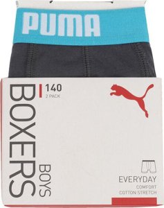 Bokserki dla dzieci Puma Basic Boxer 2P czarne, szare 935454 01 128cm 3