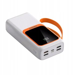 POWER BANK DENMEN BATERIA AWARYJNA 30000mAh BIAŁY DP31 USB + TYP-C 11