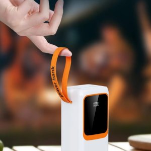 POWER BANK DENMEN BATERIA AWARYJNA 30000mAh BIAŁY DP31 USB + TYP-C 4