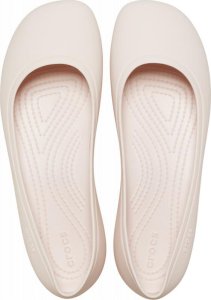 Buty baleriny damskie Crocs Brooklyn Flat beżowe 209384 6UR 41-42 2