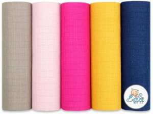 Pielucha tetra kolor 5 szt. 70/80 Zestaw 1 CH-2394 EgaKids 1