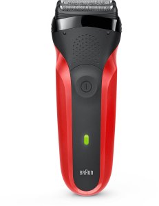 Golarka Braun Braun Series 3 300s, Foil shaver, 2 SensoFoil, Black, Red, LED, Battery, Nickel-Metal Hydride (NiMH) 6
