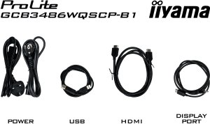 Monitor iiyama G-Master GCB3486WQSCP-B1 Gold Phoenix 21