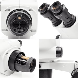 Profesjonalny Mikroskop Stereoskopowy Trinokularowy 6,5-65x dla Elektronika Jubilera 16