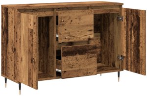 vidaXL Stolik Stare drewno Drewno Duży Rustykalny Stolik Prostokątny 5