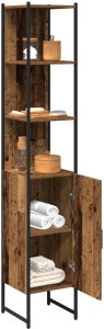 szafka łazienkowa vidaXL stare drewno drewno, metal średni 3