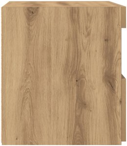 vidaXL Szafka nocna Dąb rzemieślniczy Średnia 9