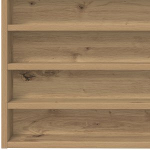 vidaXL Witryna Dąb rzemieślniczy Drewno inżynieryjne 100 x 8,5 x 50 cm 8