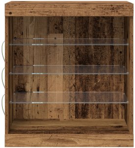 vidaXL Szafka Stare drewno szkło Średni 5