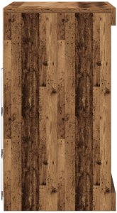 vidaXL Szafka Stare drewno szkło Średni 6