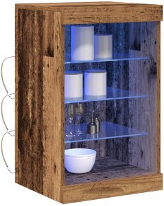 vidaXL Kredens Stare drewno Lite drewno sosnowe Średni Przechowywanie 3