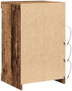 vidaXL Kredens Stare drewno Lite drewno sosnowe Średni Przechowywanie 7