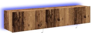 vidaXL Gablota TV Stare drewno MDF 80 x 35 x 31 cm Stojak na telewizor 2