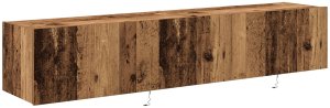 vidaXL Gablota TV Stare drewno MDF 80 x 35 x 31 cm Stojak na telewizor 5