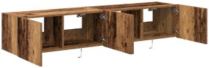 vidaXL Gablota TV Stare drewno MDF 80 x 35 x 31 cm Stojak na telewizor 6