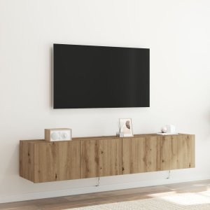 szafka telewizyjna vidaXL Artisan oak materiał drewnopochodny 1