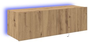 vidaXL Szafka ścienna TV Dąb rzemieślniczy Płyta wiórowa 100 x 35 x 31 cm 2