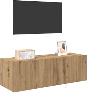 vidaXL Szafka ścienna TV Dąb rzemieślniczy Płyta wiórowa 100 x 35 x 31 cm 3