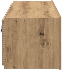 vidaXL Szafka ścienna TV Dąb rzemieślniczy Płyta wiórowa 100 x 35 x 31 cm 8