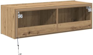 vidaXL Szafka ścienna TV Dąb rzemieślniczy Płyta wiórowa 100 x 35 x 31 cm 9