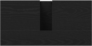 vidaXL Szafka pod umywalkę Czarny dąb Materiał drewnopochodny, Metal 9