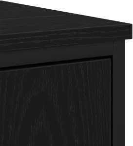 vidaXL Szafka pod umywalkę Czarny dąb Materiał drewnopochodny, Metal 10