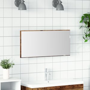 vidaXL Lustro Stare drewno Drewno, Szkło Średni Atrakcyjny design 1