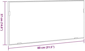 vidaXL Lustro Stare drewno Drewno, Szkło Średni Atrakcyjny design 10