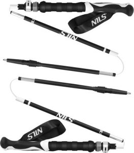 Kijki trekkingowe Nils Aluminiowe TK8603 regulowane 38,5-135cm 5