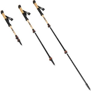 Kijki trekkingowe Nils Bambusowe TK8606 regulowane 62-135cm 4