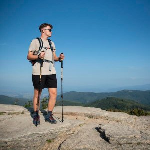 Kijki trekkingowe Nils Bambusowe TK8606 regulowane 62-135cm 7