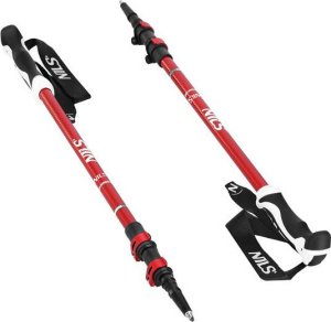 Kijki trekkingowe Nils Aluminiowe TK8601 regulowane 65-135cm 2
