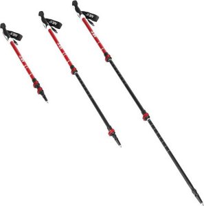 Kijki trekkingowe Nils Aluminiowe TK8601 regulowane 65-135cm 4