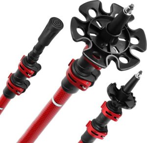 Kijki trekkingowe Nils Aluminiowe TK8601 regulowane 65-135cm 6