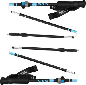 Kijki trekkingowe Nils Aluminiowe TK8604 regulwoane 38,5-135cm 5