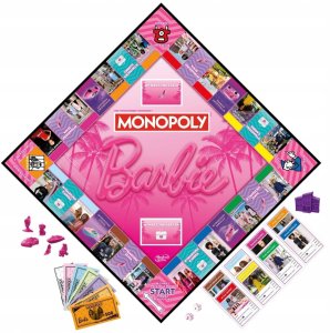 *****Gra MONOPOLY Barbie w.polska G0038 08743 2