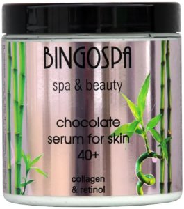 BINGOSPA Czekoladowe serum do skóry z kolagenem i retinolem 250g 1
