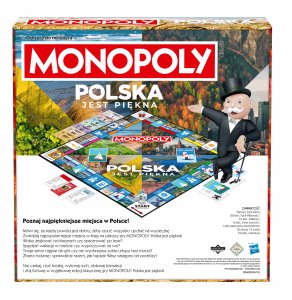 Gra planszowa Winning Moves Monopoly Polska jest piękna edycja kwadratowa 3