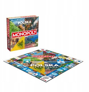 Gra planszowa Winning Moves Monopoly Polska jest piękna edycja kwadratowa 4