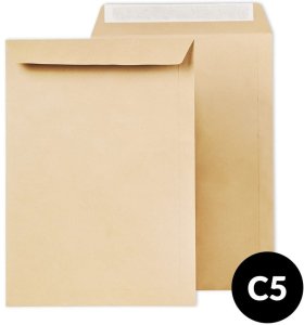BSTech Koperty biurowe C5 HK Brązowy (Format  C-5 WW 162x229 mm) 500 sztuk 1