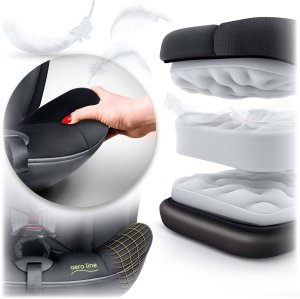 Fotelik samochodowy Nukido Fotelik samochodowy Aero Line czarny 0-36 kg ISOFIX 13