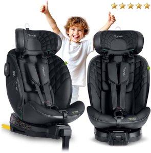 Fotelik samochodowy Nukido Fotelik samochodowy Aero Line czarny 0-36 kg ISOFIX 2