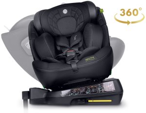 Fotelik samochodowy Nukido Fotelik samochodowy Aero Line czarny 0-36 kg ISOFIX 3