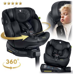 Fotelik samochodowy Nukido Fotelik samochodowy Aero Line czarny 0-36 kg ISOFIX 6