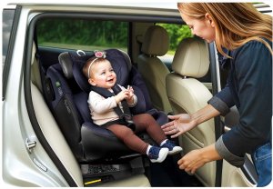 Fotelik samochodowy Nukido Aero Line czarno-granatowy 0-36 kg ISOFIX 15